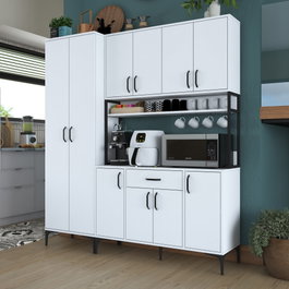 Hanah Home Armario Multiusos JE133 - 3054 Blanco